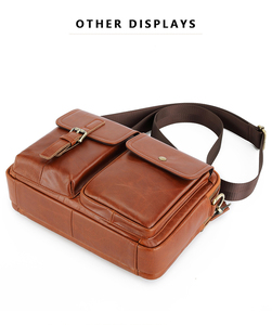 Bolso <span class=keywords><strong>de</strong></span> hombro para hombre, bandolera <span class=keywords><strong>de</strong></span> cuero para hombre, bolso <span class=keywords><strong>de</strong></span> mensajero <span class=keywords><strong>de</strong></span> viaje - Product Image 6