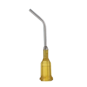 17G 1 pollice 25mm <span class=keywords><strong>LK</strong></span> ago acciaio plastica 45 gradi curvo Luer lucchetto siringa erogazione punta dell'ago - Product Image 1