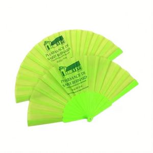 Personalized Printed Art Logo Handfan Favor Fabric Wooden <b>Bamboo</b> Paper Sublimating Folding Custom Hand Fan - Product Image 1