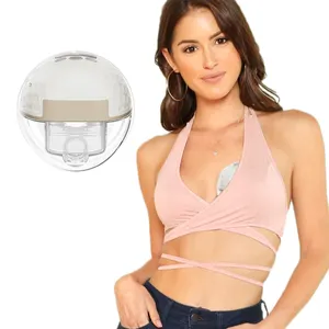 Anly Kiss Portable Hands-Free Low Noise LCD Display Electric Pumps Wearable Breast Pump For Breastfeeding