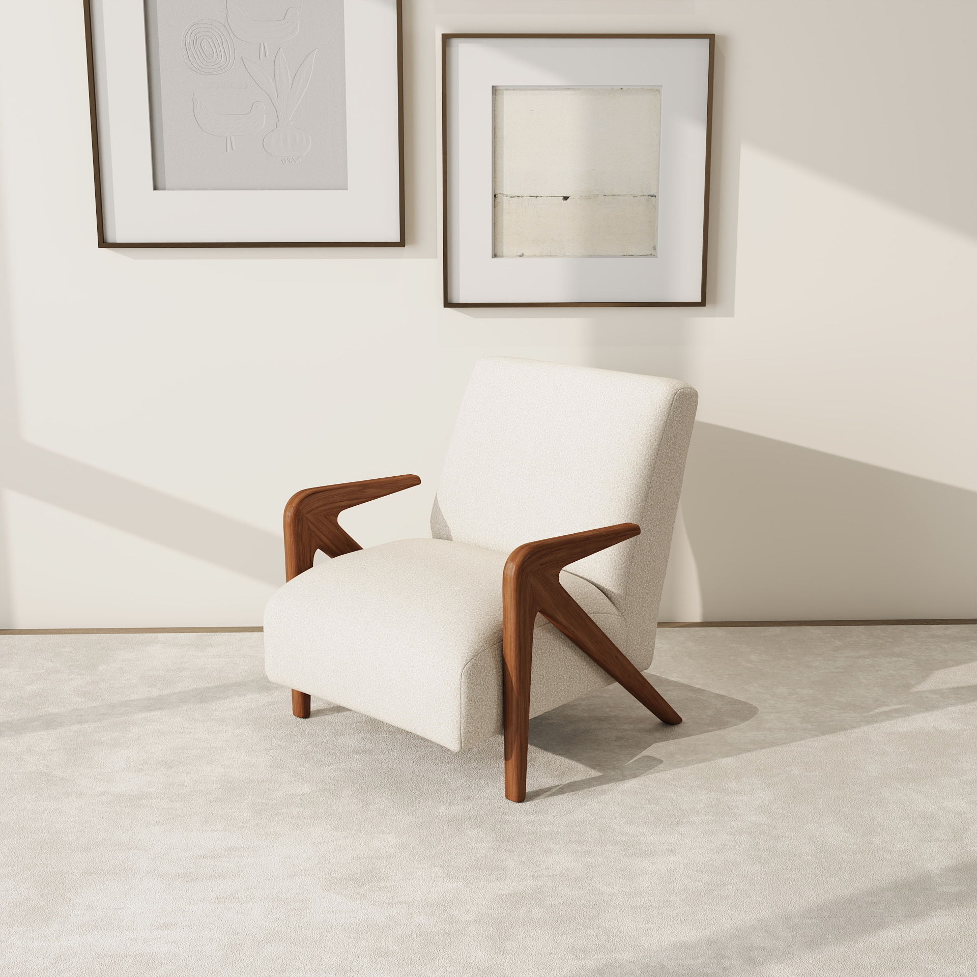 Velours aspect particules - bois d'hévéa