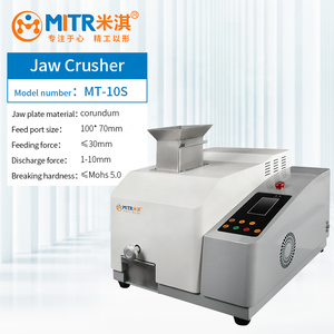 MITR mesin penghancur rahang Mini, bahan baja mangan zirkonia Tungsten karbida batu laboratorium penghancur rahang Mini - Product Image 5