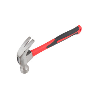 ค้อนตีตะปูด้ามไฟเบอร์ 0.25 กก. หน้าตัดกลม ด้ามจับกันลื่น ออกแบบตามหลักสรีรศาสตร์ เครื่องมือสำหรับงานก่อสร้างอุตสาหกรรม - Product Image 3