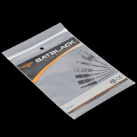 Wholesale Eco Friendly Recyclable Poly Grip Seal Bag Reclosable Euro Slot Header Clear Packet for Hardware Electronic Parts