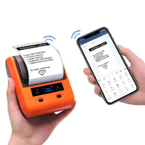 Mini Pocket Máy in mini nhiệt máy in nhãn xách tay mini máy in cho điện thoại di động