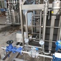 Unité de stérilisation de plaques entièrement automatique pour lait, yaourt, boisson, jus, pasteurisateur, stérilisateur UHT, ligne de production de journaux
