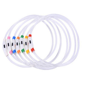 <span class=keywords><strong>Collar</strong></span> LED Recargable por USB para Perro, Resistente al Agua, de TPU, <span class=keywords><strong>Collar</strong></span> Luminoso para Mascotas, Decoraciones Clásicas y Sencillas con Cinta Impresa - Product Image 2