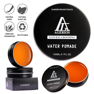Pomata clásica para <span class=keywords><strong>hombre</strong></span>, de fijación fuerte Pompón, crema atractiva para peinados de escultura para cabello rizado, ondas de Pompadour - Product Image 5