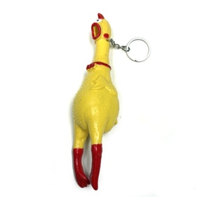 Jouets amusants et farces à thème <span class=keywords><strong>de</strong></span> Pâques, poulet gonflable écologique qui pond des œufs, en matériau TPR souple, sans limite d'âge - Product Image 3