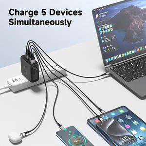 Di alta qualità 140W 100W caricatore Super veloce GaN 20W 45W Cargador 4 a1c tipo C caricabatterie rapido 120W ricarica telefono per Xiaomi - Product Image 4