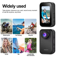 Ynmee 2K kamera aksi jempol, kamera olahraga saku 1.47 inci sudut 120 perekam, kamera Mini foto Kit olahraga portabel sangat kecil SP01