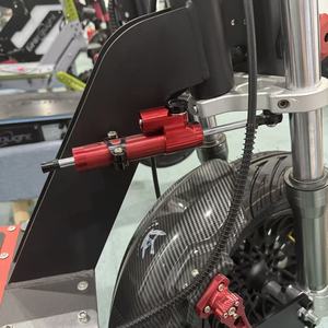 Amortiguador de Dirección para Motocicletas de Gran Cilindrada y Scooters Eléctricos, Ajustable, de Fibra de Carbono, para Manillar - Product Image 5