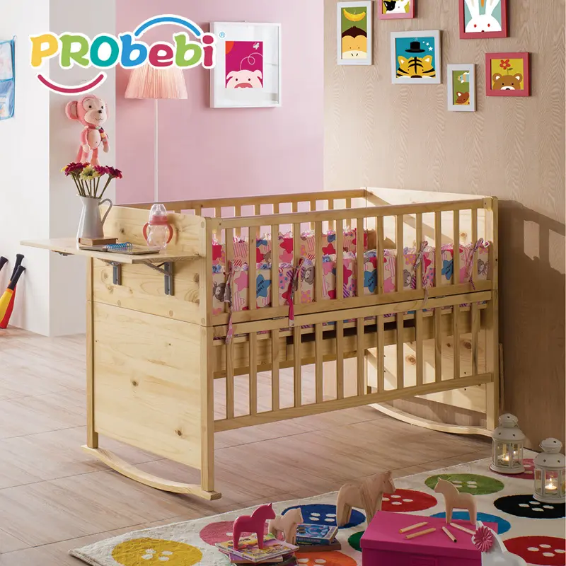 Baik Bayi Produk Bayi untuk Bayi Kamar Tidur 5 In 1 Furniture Goyang Bayi Tempat Tidur Bayi