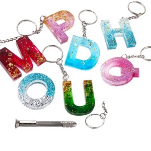 <b>Bulk</b> Mixed Resin Alphabet Charms for DIY Valentine's Day Shoes <b>Phone</b> Cases Hair Clips Keychains-Stylish Black White Letter - Product Image 3