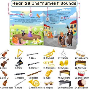 Descubre la Orquesta: 28 Sonidos de Instrumentos y Piezas Clásicas en Libros Musicales para Niños Pequeños - Product Image 2