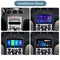 Radio Estéreo para Auto Android 2 Din para Peugeot 308 308SW 408 RCZ 2010-2016, Radio para Auto con GPS, Navegación, Multimedia y Audio