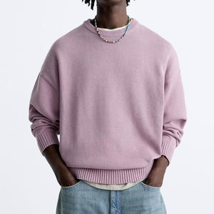 Pull-over d'hiver à manches longues pour homme, col rond, logo personnalisé, respirant, anti-plis, tricoté, couleur et taille personnalisables, haute qualité - Product Image 2