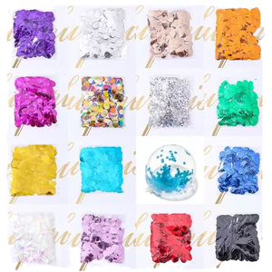 Coriandoli Metallici Arcobaleno in Plastica Premium Non Tossica ed Ecologica per Decorazioni Festive e Matrimoni - Product Image 1