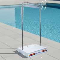 Équipement d'assainissement auxiliaire pour piscine, capteur automatique, accessoire portable en acier inoxydable pour douche et trempage des pieds