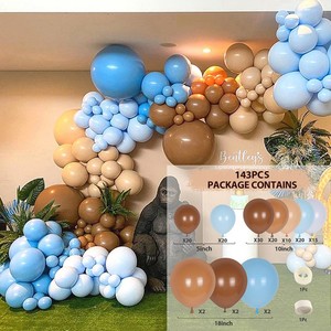 블루 화이트 파티 장식 풍선 용품 소년 세례 베이비 샤워 풍선 세트 첫 번째 생일 파티 장식 - Product Image 2