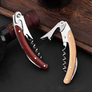 Tire-bouchon de Sommelier en Métal pour Vin/Bière, Coupe-capsule, Bouchon, Classique Tout-en-un, Ouvre-bouteille de Bar - Product Image 3