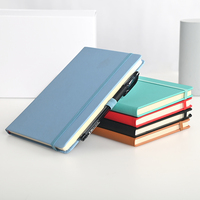 Logo personnalisé B5 A5 A6 carnet de notes uni cuir PU couverture souple impression personnalisée carnet de notes