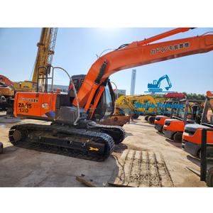 Excavatrice Hitachi ZX120 d'occasion, modèle original japonais Zaxis 120, pelle sur chenilles de 12 tonnes, équipement de construction à vendre - Product Image 1