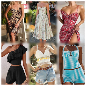 Vendite dirette della fabbrica estate signore vestito da donna a fiori <span class=keywords><strong>abbigliamento</strong></span> <span class=keywords><strong>Sexy</strong></span>, abito Casual all'ingrosso abiti da donna di moda Maxi abiti - Product Image 4