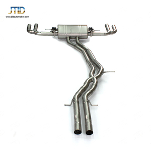 JTLD Hot Sell Système d'échappement sport catback haute performance en acier inoxydable 304 pour <span class=keywords><strong>Porsche</strong></span> <span class=keywords><strong>Cayenne</strong></span> 2019 V6 3.0 - Product Image 5