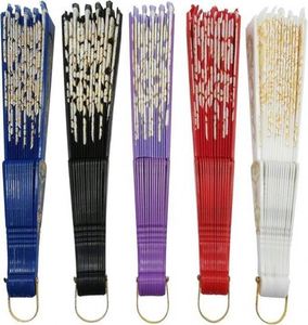 Éventail pliant en soie et dentelle, style chinois et espagnol, pour la danse, les mariages et les fêtes, cadeau coloré - Product Image 6