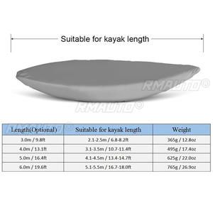 Funda Universal para Kayak de 2.5m-5.5m, Impermeable, Resistente a los Rayos UV y al Polvo, Funda de Almacenamiento para Canoa, Funda Protectora para Kayak - Product Image 6