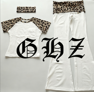 Novedades 2025, Ropa Y2K para <span class=keywords><strong>Mujer</strong></span>, Conjunto de 2 Piezas con <span class=keywords><strong>Pantalones</strong></span> Cortos y Blusa de Manga Corta con Estampado de Leopardo, Logotipo Personalizado - Product Image 5