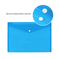 Produits de classement : Pochette de classement A4 transparente en plastique avec bouton-pression, dossier en plastique pour enseignants, fournitures scolaires et de bureau