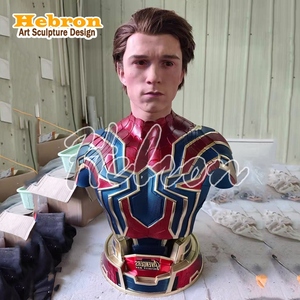 Vente d'usine : Statue buste grandeur nature personnalisée du personnage de film <span class=keywords><strong>Tom</strong></span> <span class=keywords><strong>Holland</strong></span>, à vendre - Product Image 2