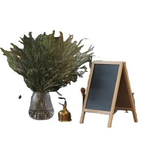 De madeira A Quadro Dupla Face Quadro para Tabletop Menu Board Wedding Message Sign free standing lousa