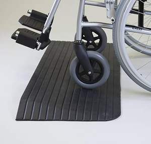 1 इंच की वृद्धि सीमा रैंप रबर डोर एंट्री रैंप डोर एंट्री रैंप डोर, स्कूटर, वॉकर और पावर चेयर के लिए - Product Image 6