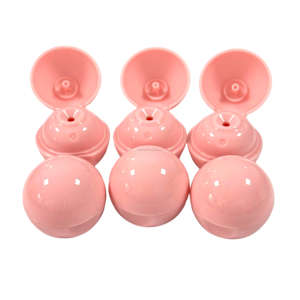 ฝาพลาสติกแบบพลิกเปิด รูปทรงกลม สำหรับขวดเครื่องสำอาง ฝาขวดแชมพู ราคาโรงงาน 24 ชิ้น - Product Image 3