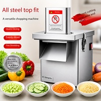 Machine à découper les légumes électrique commerciale, coupe-légumes multifonction, hachoir à pommes de terre, trancheuse à légumes pour carottes et oignons