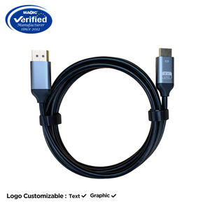 Nouveau câble en alliage d'aluminium 1.8M 8K 60Hz DP vers pour répartiteurs et convertisseurs vidéo <span class=keywords><strong>HDMI</strong></span> - Product Image 2