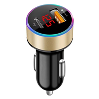 Chargeur de voiture double USB 36W à charge rapide Vente en gros Téléphone portable de voyage Type c PD Chargeur de voiture