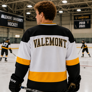 Maillot d'entraînement de hockey sur glace personnalisé à manches longues, uniforme d'équipe de hockey, chemise d'entraînement avec logo, nom et numéro - Product Image 2