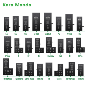 Kara Manda Accesorios para teléfonos móviles 3110mAh 3550mAh Baterías de repuesto para <span class=keywords><strong>iPhone</strong></span> <span class=keywords><strong>11</strong></span> Batería de alta capacidad - Product Image 6