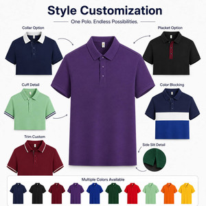Chemise Homme 100% Coton Tricoté à Manches Courtes Couleur Unie Respirante Anti-Plis Séchage Rapide Décontractée Broderie Logo Personnalisé - Product Image 4