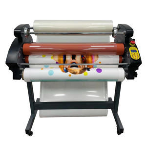 DSG-880 + profesyonel baskı dükkanı kullanımı kağıt sıcak ve soğuk laminasyon makinesi rulo laminasyon makinesi - Product Image 2