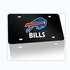 Bingkai plat nomor Buffalo Bills kualitas tinggi pelat lisensi mobil kustom mode kualitas tinggi