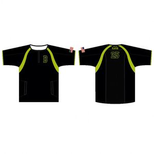 Pure 1/3 Zipper Baseball Batting Cage <b>Jacket</b> Baseball Shirt Jersey Best Baseball Uniforms Custom Bp <b>Jacket</b> for Men's - Product Image 1