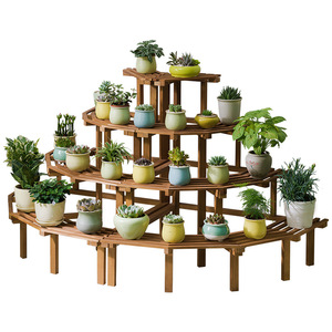 Flower stand/<b>shelf</b>, floor-standing planter/succulent planter stand for balcony/living room, multi-tiered design, 2026 new style. - Product Image 5