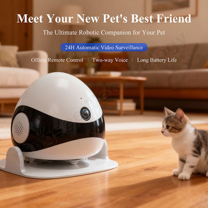 Giocattolo Robotico Automatico <span class=keywords><strong>per</strong></span> Gatti OEM, Palla in ABS con Tracciamento Sicuro e Registrazione tramite App <span class=keywords><strong>per</strong></span> Gatti e Cani - Product Image 2