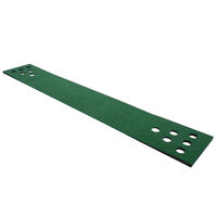 Tapis d'entraînement de golf Shuran, 12 trous, pliable, portable, en flanelle, pour entraînement en intérieur et en extérieur, tapis de golf vert OEM SRGPM2