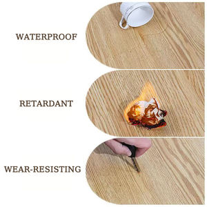 Plancher en SPC à effet bois <span class=keywords><strong>d</strong></span>'<span class=keywords><strong>olivier</strong></span>, traitement de surface EIR, plancher en SPC imperméable, marbre pour salon, chambre à coucher - Product Image 3